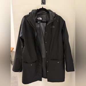The North Face rain shell Black Jacket